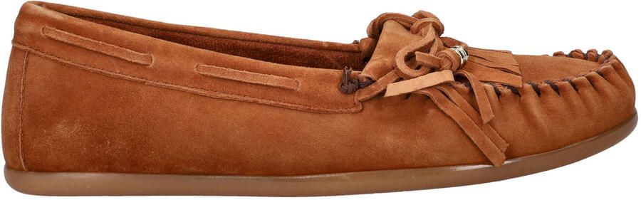 Nelson suède mocassins cognac