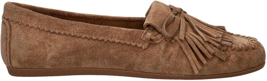 Nelson suède mocassins cognac