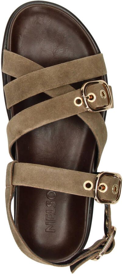 Nelson suède sandalen taupe - Foto 3