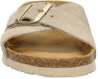 Nelson suède slippers beige