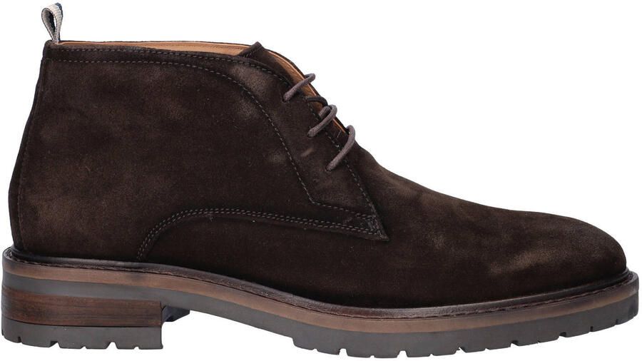 Nelson suède veterboots bruin