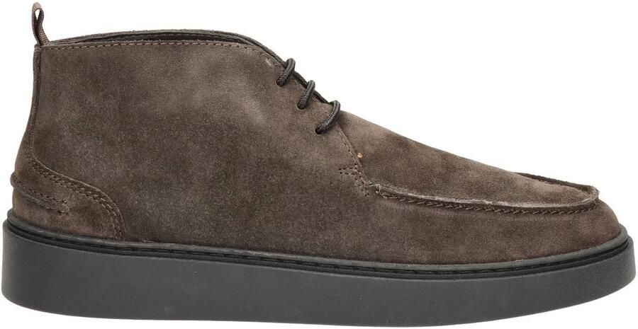 Nelson suède veterboots bruin