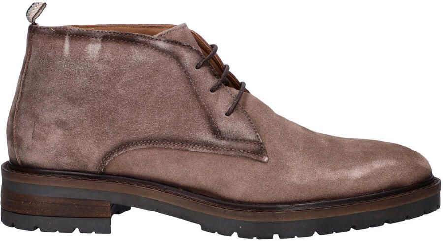 Nelson suède veterboots taupe