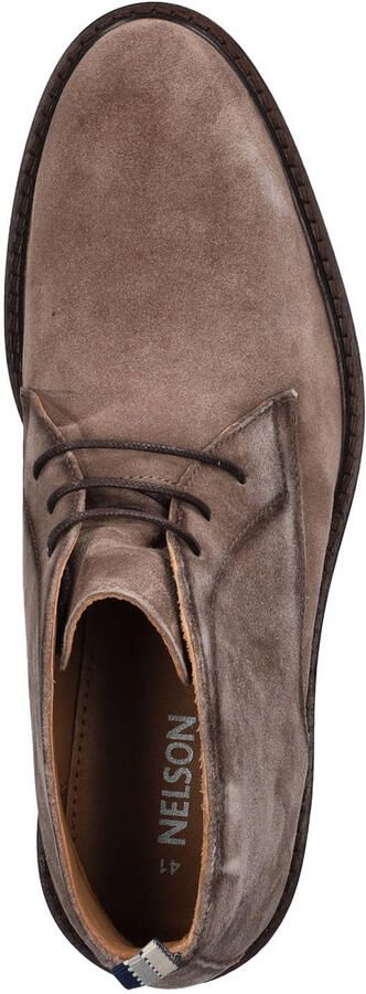 Nelson suède veterboots taupe - Foto 3