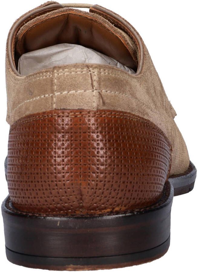 Nelson suède veterschoenen beige - Foto 2