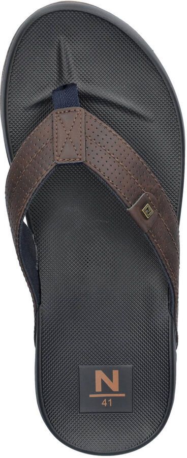 Nelson teenslippers donkerbruin - Foto 3