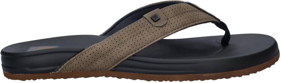 Nelson teenslippers taupe