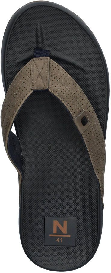 Nelson teenslippers taupe - Foto 3