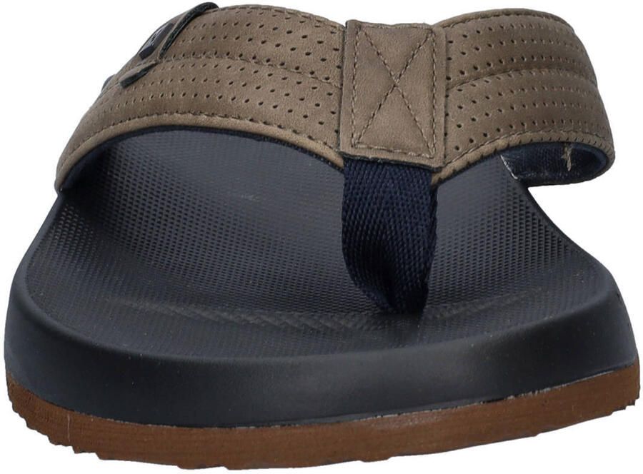 Nelson teenslippers taupe - Foto 2