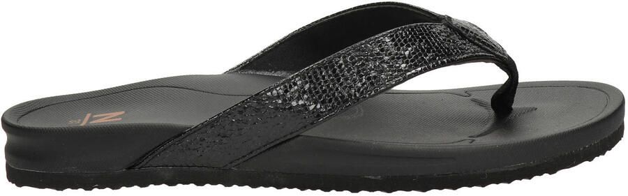 Nelson teenslippers zwart