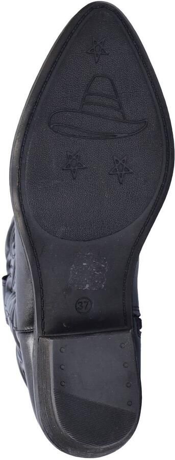 Nelson western leren cowboy boots zwart - Foto 3