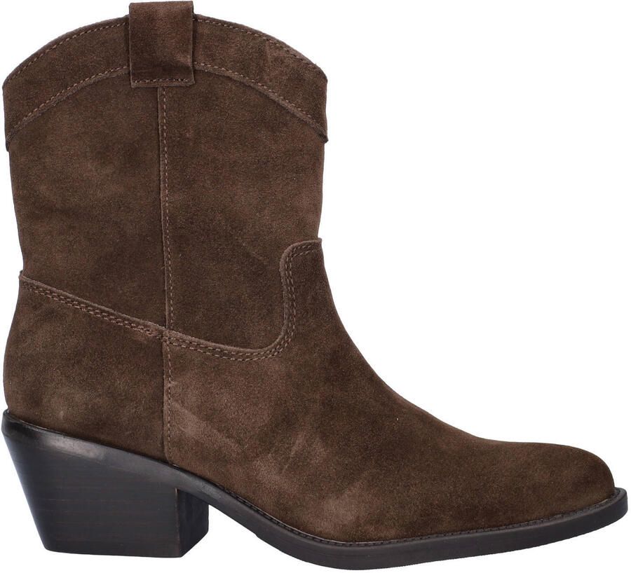 Nelson western suède cowboylaarzen bruin