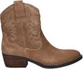 Nelson western suède cowboylaarzen taupe - Taupe