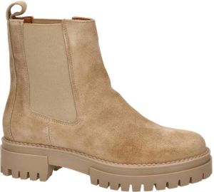 Nelson suède chelsea boots bruin