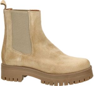Nelson suède cheslea boots camel