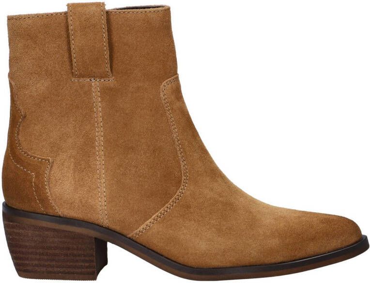 Nelson suède cowboylaarzen cognac