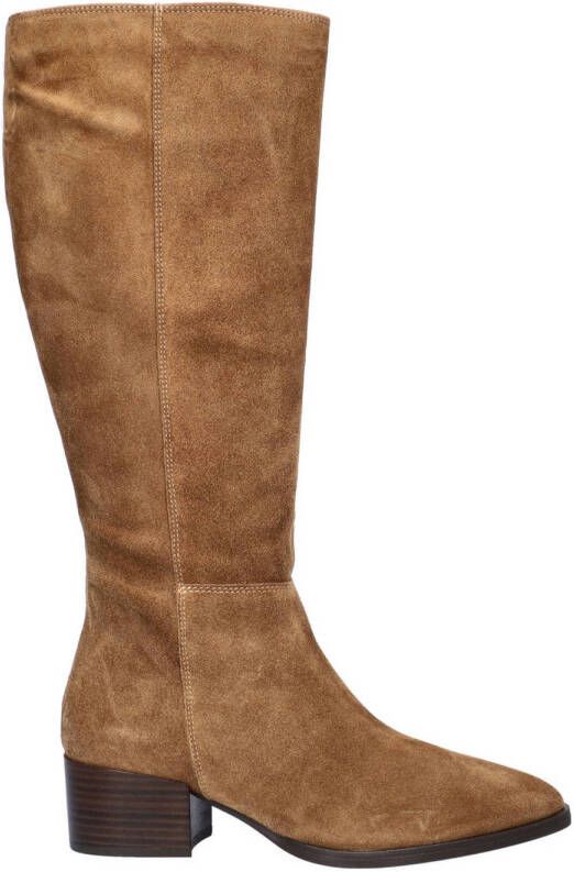 Nelson suède hoge laarzen camel