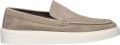 Nelson suède loafers beige - Beige