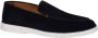 Nelson suède loafers donkerblauw - Thumbnail 1
