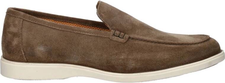 Nelson suède loafers taupe