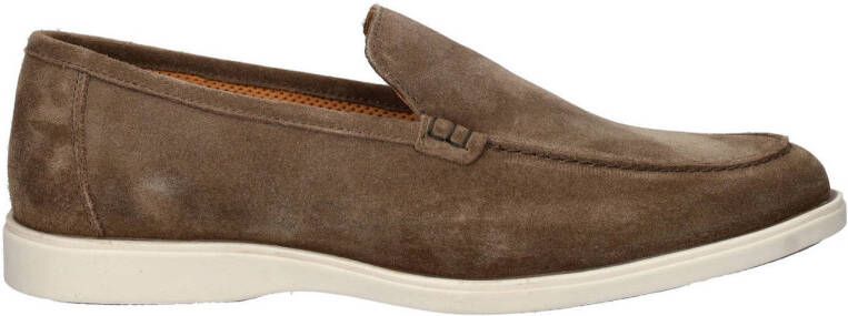Nelson suède loafers taupe