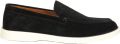 Nelson suède loafers zwart - Zwart