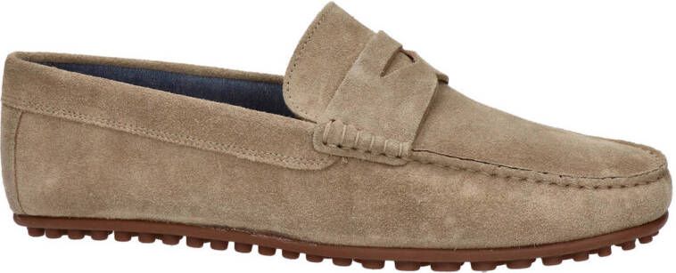 Nelson suède mocassins beige