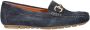 Nelson suède mocassins donkerblauw - Thumbnail 1