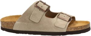 Nelson suède slippers beige