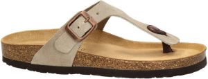 Nelson suède slippers beige