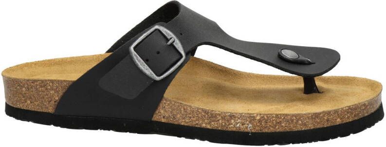 Nelson heren slipper Zwart Schoenen