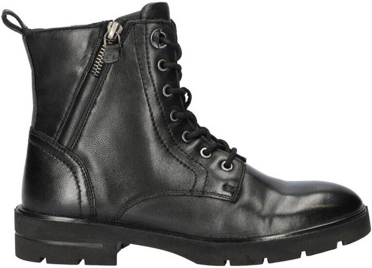 Nelson veterboots zwart