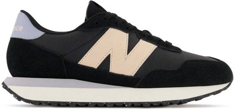 New Balance 237 sneakers zwart lichtoranje lichtblauw