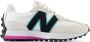 New Balance 327 90's sneakers wit zwart fuchsia aqua - Thumbnail 1