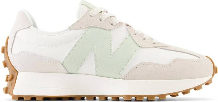 New Balance 327 sneakers beige wit groen