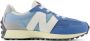 New Balance 327 sneakers blauw lichtblauw wit Mesh Meerkleurig 34.5 - Thumbnail 1