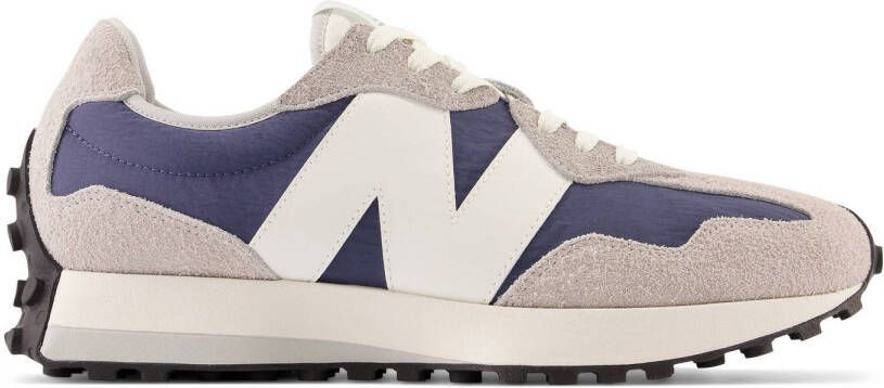 New Balance Sneakers met suède en textiel bovenwerk Gray Heren