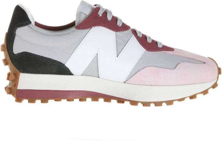 New Balance 327 sneakers grijs roze wit