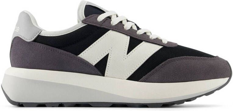 New Balance 370 sneakers antraciet zwart ecru