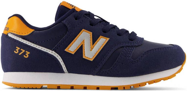 New Balance 373 sneakers donkerblauw oranje