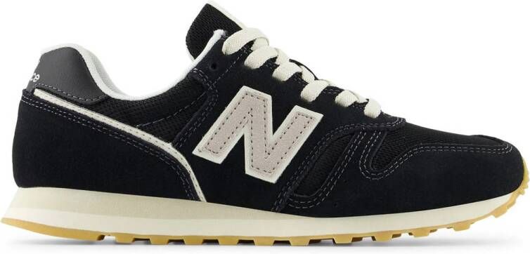 New Balance 373 sneakers zwart ecru