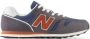 New Balance 373 V2 sneakers grijs oranje blauw - Thumbnail 1