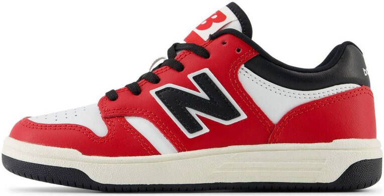 New Balance 480 sneakers rood zwart wit Imitatieleer Meerkleurig 34.5