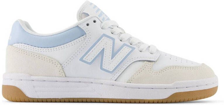 New Balance 480 sneakers wit roze lichtblauw