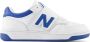 New Balance 480 V1 sneakers wit kobaltblauw Leer Effen 33.5 - Thumbnail 1