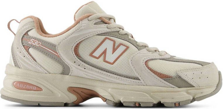 New Balance Lente Zomer Dames Sneakers Suède Mesh Collectie Beige Dames
