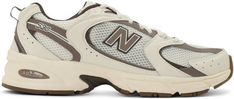 New Balance 530 Schoenen Beige Maat: 44 Textil Synthetisch Foot Locker