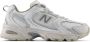 New Balance Witte Beige Sneakers Veters Rubberen Zool White Dames - Thumbnail 1
