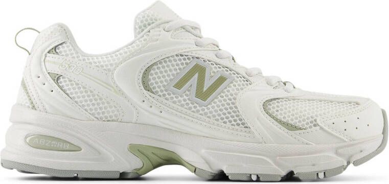 New Balance 530 sneakers wit groen