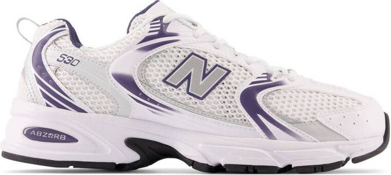 New Balance Witte Dark Mercury Retro Sneakers White Heren